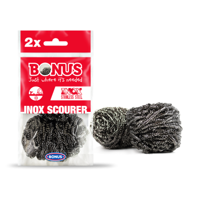 Fém dörzsi spriál 2 db/csomag Bonus Inox_B088 fémsúroló