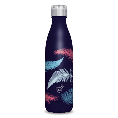 Fémkulacs duplafalú 500ml Ars Una Feather-dark (5170) 22