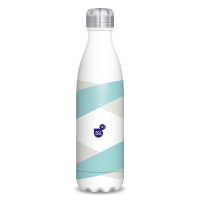 Fémkulacs duplafalú 500ml Ars Una Striped