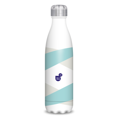 Fémkulacs duplafalú 500ml Ars Una Striped
