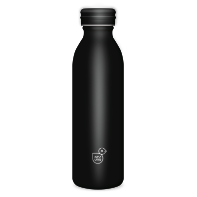 Fémkulacs duplafalú 600ml Ars Una Noir