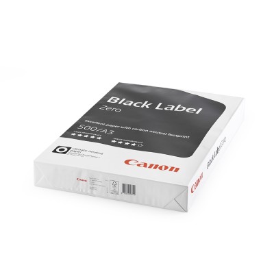 Másolópapír A3, 80g, Canon Black Label Zero 500ív/csomag