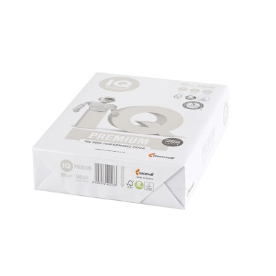 Másolópapír A4, 100g, IQ Premium 500ív/csomag, 4csom/doboz