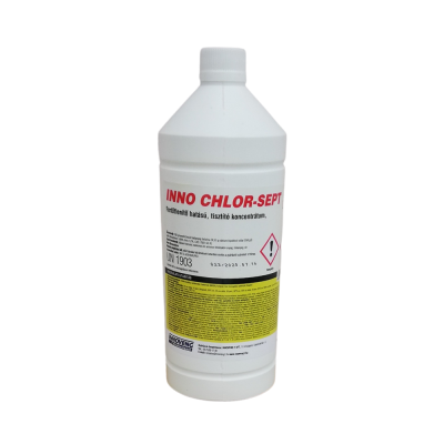Fertőtlenítő hatású tisztítószer 1 liter klóros Inno Chlor-Sept