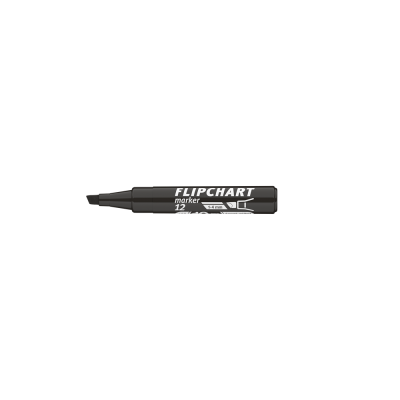Flipchart marker vízbázisú 1-4mm, vágott Artip 12 fekete