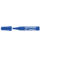 Flipchart marker vízbázisú 1-4mm, vágott Artip 12 kék