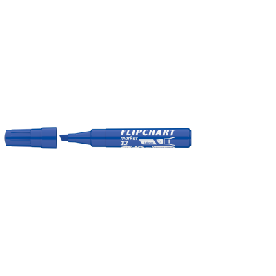 Flipchart marker vízbázisú 1-4mm, vágott Artip 12 kék