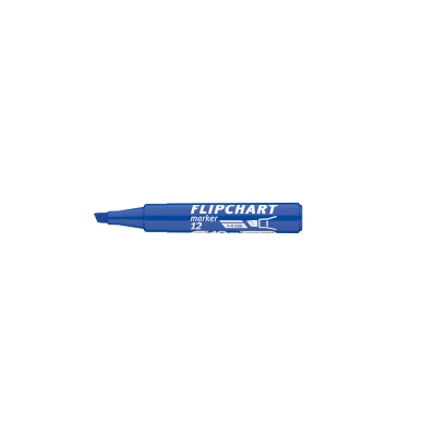 Flipchart marker vízbázisú 1-4mm, vágott Artip 12 kék