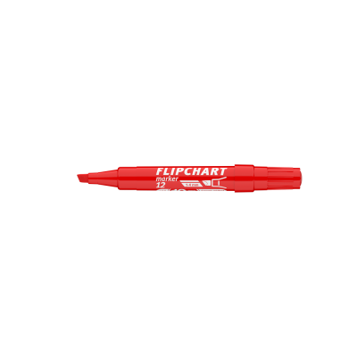 Flipchart marker vízbázisú 1-4mm, vágott Artip 12 piros