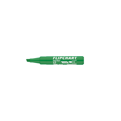 Flipchart marker vízbázisú 1-4mm, vágott Artip 12 zöld