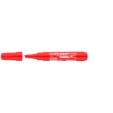 Flipchart marker vízbázisú 1-4mm, vágott Artip 12XXL piros