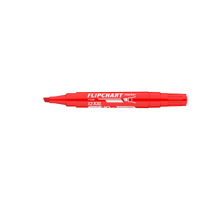 Flipchart marker vízbázisú 1-4mm, vágott Artip 12XXL piros