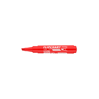 Flipchart marker vízbázisú 1-4mm, vágott Artip 12XXL piros