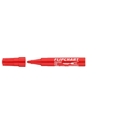 Flipchart marker vízbázisú 3mm, kerek Artip 11 piros