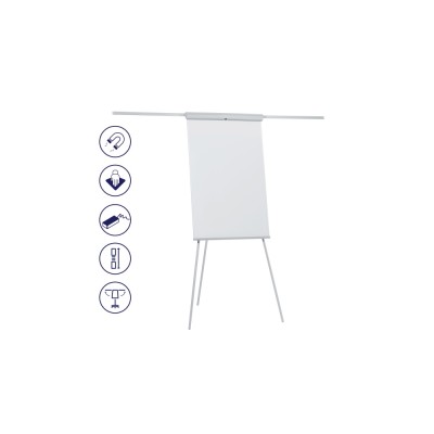 Flipchart tábla 68x105cm, mágneses X-tra Line Standard Plus  EL-FC22 Franken