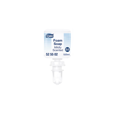 Folyékony szappan utántöltő 525 ml enyhén illatosított Premium Mini S5 Tork_525502 fehér