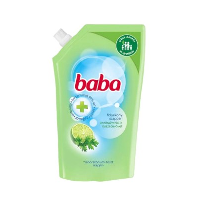 Folyékony szappan utántöltő 500 ml Baba Antibakteriális Lime