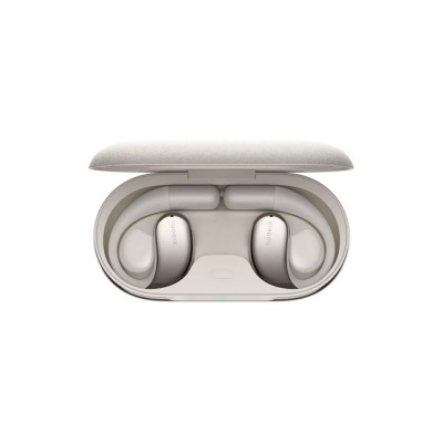 Fülhallgató bluetooth XIAOMI OPENWEAR SZTEREO (v5.3, TWS, fülre akasztható, mikrofon + töltőtok) bézs