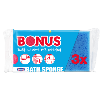 Fürdőszivacs 3 db/csomag Bonus B057
