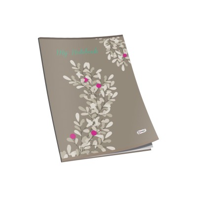 Füzet A4, 40lap, kockás 80g. papír, glitteres Connect