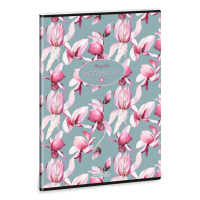 Füzet iskolai A4, 40lap, kockás Ars Una ROSY MAGNOLIA (5252) 23 10db/csomag