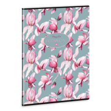 Füzet iskolai A4, 40lap, kockás Ars Una ROSY MAGNOLIA (5252) 23  10db/csomag