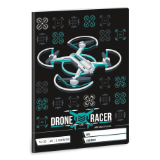 Füzet iskolai A5, 32lap, vonalas 16-32 2.osztályos Ars Una DRONE RACER (5131) 22  10db/csomag