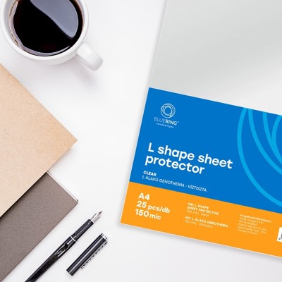 Genotherm `L` A4, 150 micron víztiszta Bluering® 25 db/csomag