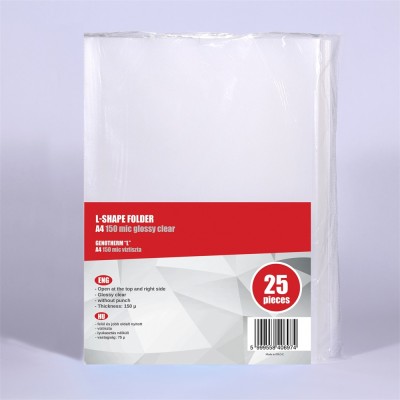 Genotherm `L` A4, 130 micron víztiszta Bluering 25 db/csomag