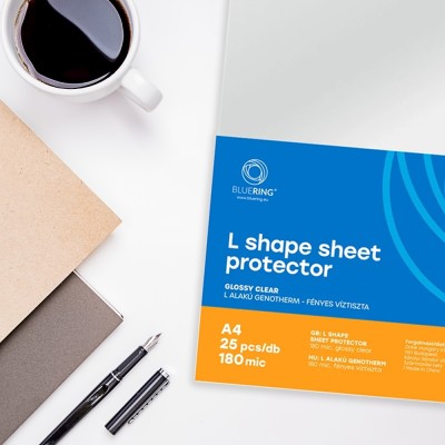 Genotherm `L` A4, 180 micron víztiszta Bluering® 25 db/csomag