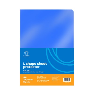 Genotherm `L` A4, 80 micron kék 25 db/csomag, Bluering®