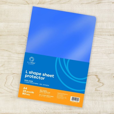 Genotherm `L` A4, 80 micron kék 25 db/csomag, Bluering®