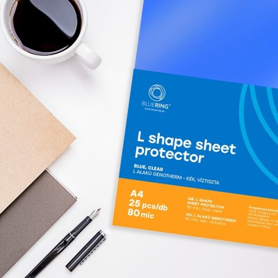 Genotherm `L` A4, 80 micron kék 25 db/csomag, Bluering®