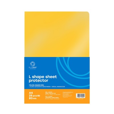Genotherm `L` A4, 80 micron sárga 25 db/csomag, Bluering®