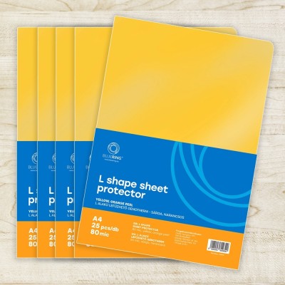 Genotherm `L` A4, 80 micron sárga 25 db/csomag, Bluering®