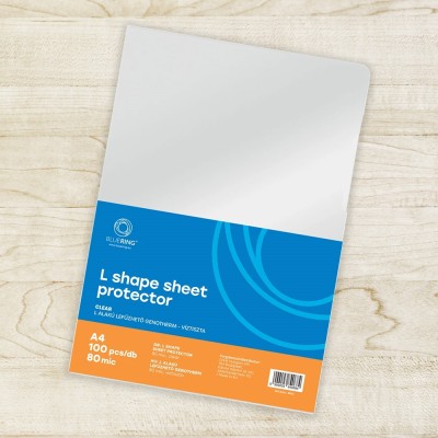 Genotherm `L` A4, 80 micron víztiszta Bluering® 100 db/csomag