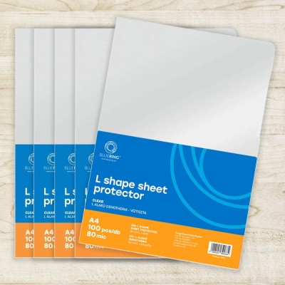 Genotherm `L` A4, 80 micron víztiszta Bluering® 100 db/csomag