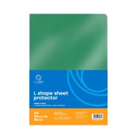 Genotherm `L` A4, 80 micron zöld 25 db/csomag, Bluering®,