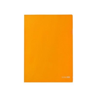 Genotherm `L` A4, PP 180 micron fényes, víztiszta, Economix narancssárga  10db/csomag