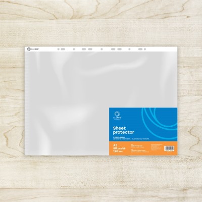 Genotherm lefűzhető, A3, 120 micron álló, víztiszta Bluering® 25 db/csomag