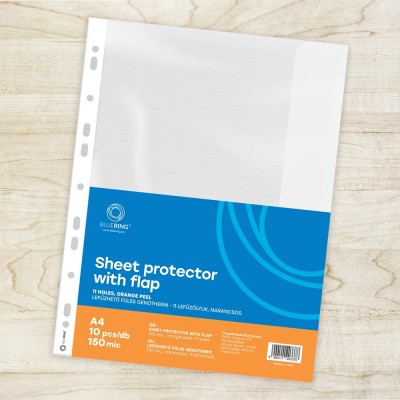 Genotherm lefűzhető, A4, 150 micron oldalt füles Bluering® 10 db/csomag Genotherm lefűzhető, A4, 150 micron oldalt füles Bluering® 10 db/csomag