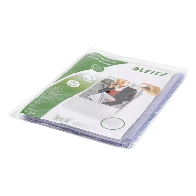 Genotherm lefűzhető, A4, 170 micron jumbo katalógustartó Leitz 10 db/csomag
