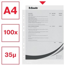 Genotherm lefűzhető, A4, 38-40 micron narancsos Esselte 16690 Classic 100 db/csomag