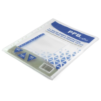 Genotherm lefűzhető, A4, 40 micron narancsos PPB Extra 100 db/csomag