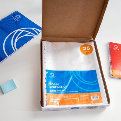 Genotherm lefűzhető, A4, 50 micron fényes víztiszta Bluering® 25 db/csomag, 4 csomag/karton kínáló Genotherm lefűzhető, A4, 50 micron fényes víztiszta Bluering® 25 db/csomag, 4 csomag/karton kínáló