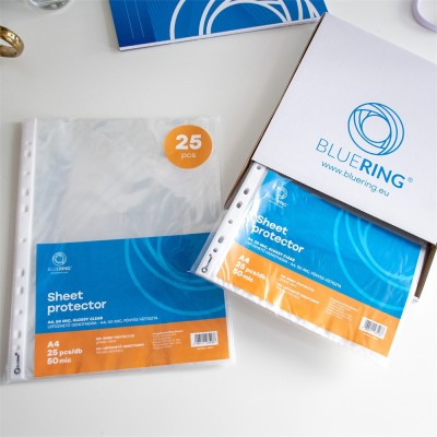 Genotherm lefűzhető, A4, 50 micron fényes víztiszta Bluering® 25 db/csomag, 4 csomag/karton kínáló Genotherm lefűzhető, A4, 50 micron fényes víztiszta Bluering® 25 db/csomag, 4 csomag/karton kínáló