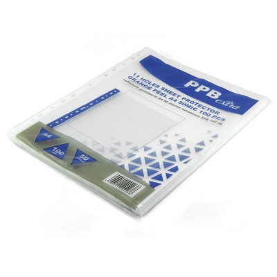 Genotherm lefűzhető, A4, 50 micron narancsos PPB Extra 100 db/csomag