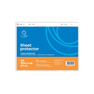 Genotherm lefűzhető, A5, 40 micron narancsos Bluering® 100 db/csomag