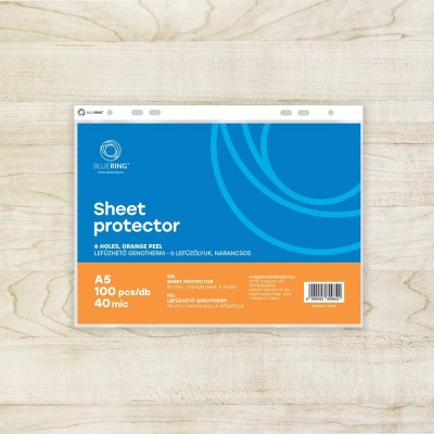 Genotherm lefűzhető, A5, 40 micron narancsos Bluering® 100 db/csomag