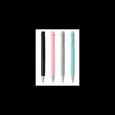 Golyóstoll 0,7 mm, háromszínű, Zebra  bLen 3C, világoskék test írásszín kék